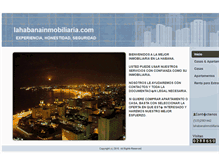 Tablet Screenshot of lahabanainmobiliaria.com